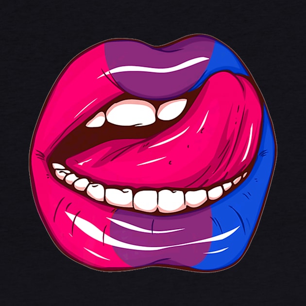 Lips Flag LGBT by MonkeysMind